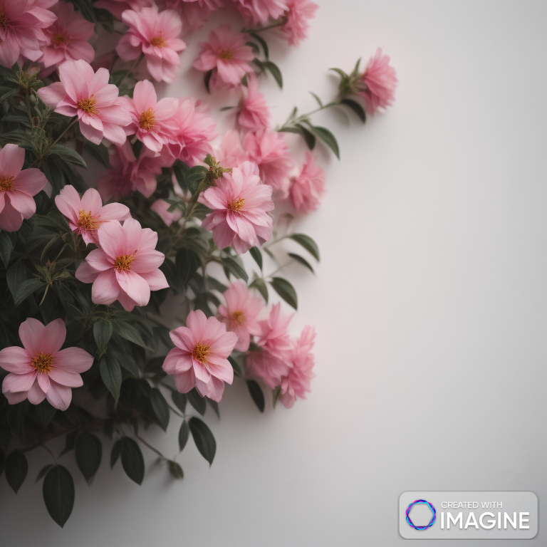 flores cor de rosa simbolizando o tratamento o cuidado do câncer de mama