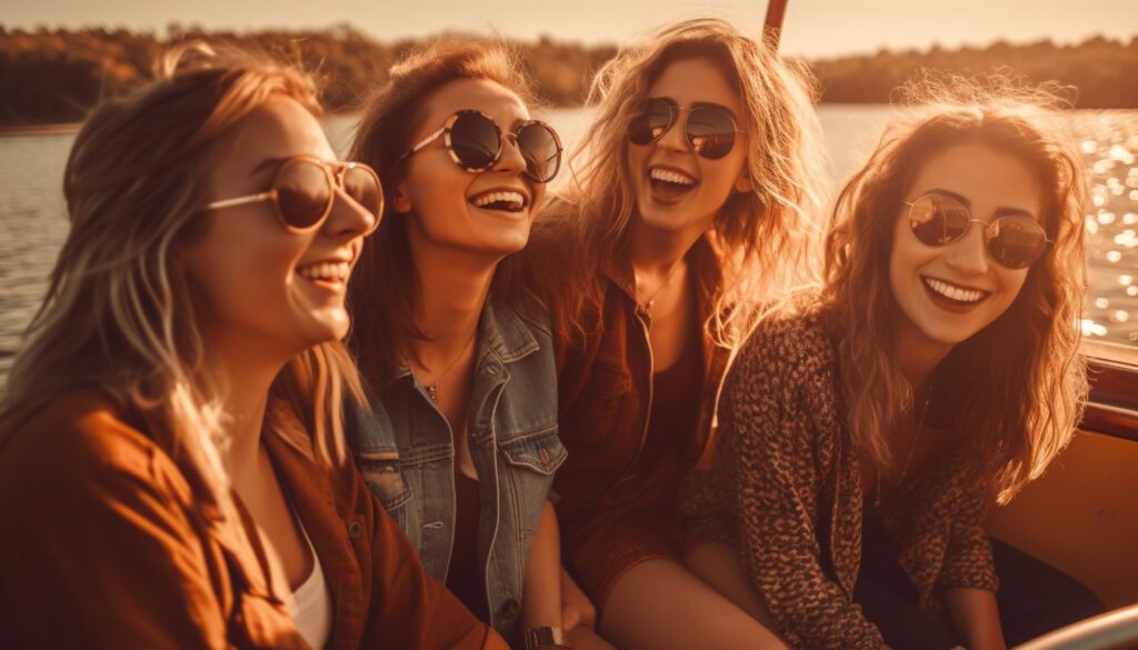 quatro mulheres sorrindo, saúde para mulheres